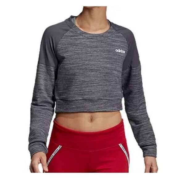 💎 Adidas Women's Xpressive Crop Sweatshirt - Picture 1 of 9